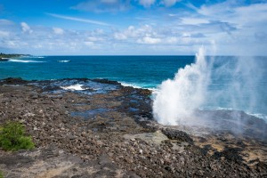 Spouting Horn Blowhole   Kauai Hawaii 8163